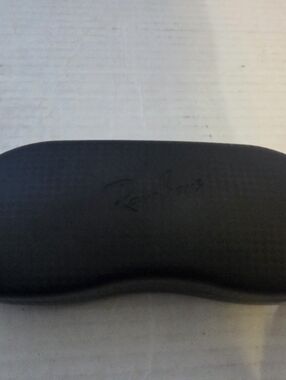 Ray Ban Sunglasses Or Glasses Case Black Hard With Geometric Pattern